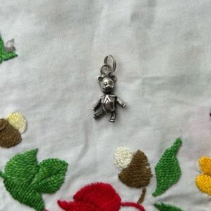 Sterling Silver 925 Vintage Teddy Bear Charm (2 for $30)